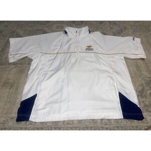 Ahead Extreme Golf White Pullover 1/4 Zip USGA 2014 Senior Open mens SZ Large